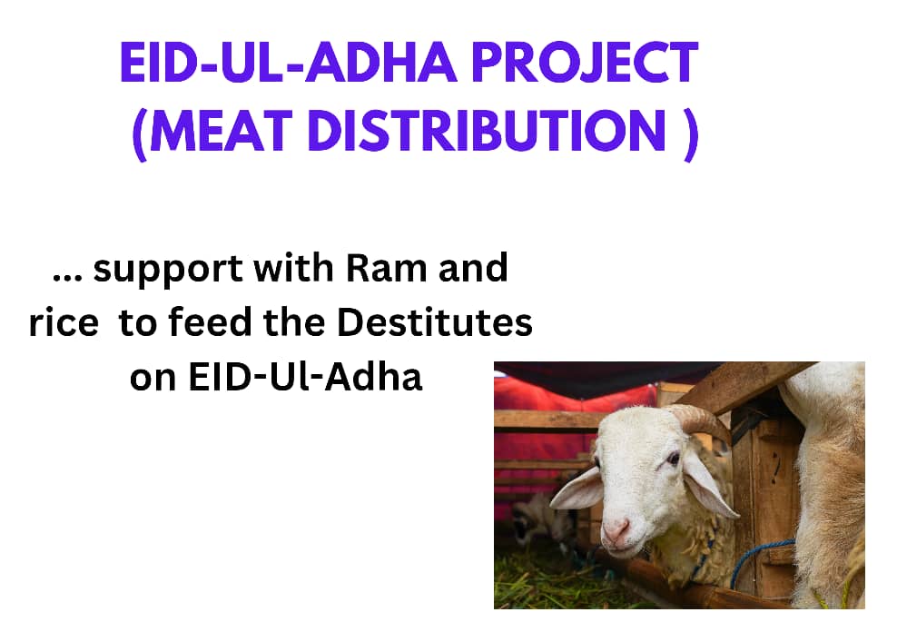 Volunteers delivering Eid-Ul-Adha food supplies