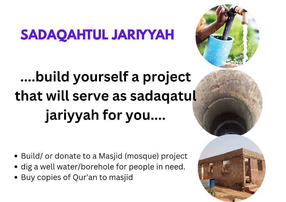 Community benefiting from a Sadaqah Jāriyah water project